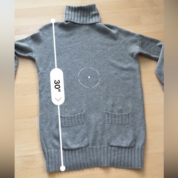 Joie Shera Wool and Cashmere Sweater Dress in Heather Grey M NWOT - Picture 9 of 12